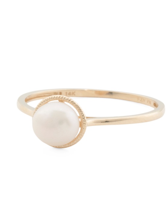PEARL D'OR Jewelry - ❤️PEARL D'OR 14kt Gold Fancy Pearl Ring